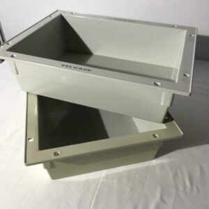 Scanmodul modulair system: Single Box. Size; 400x600x100. Grey